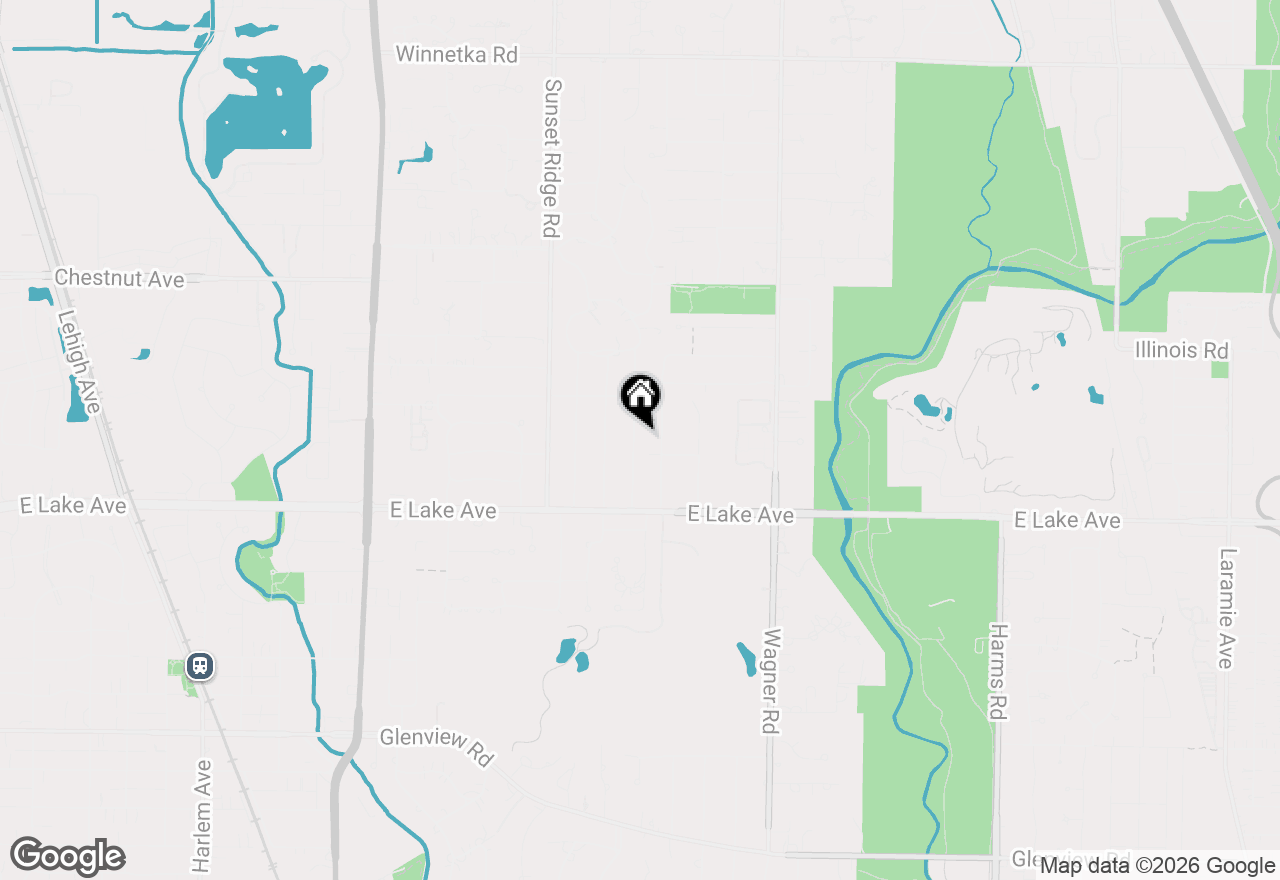 Map of 1515 Meadow Lane, Glenview, IL 60025