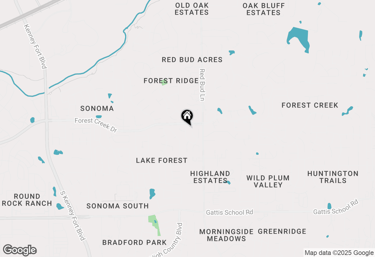 Map of 1505 Shady Hillside Pass, Round Rock, TX 78665