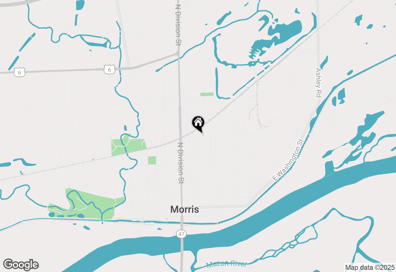 Map of 510 Armstrong Street, Morris, IL 60450