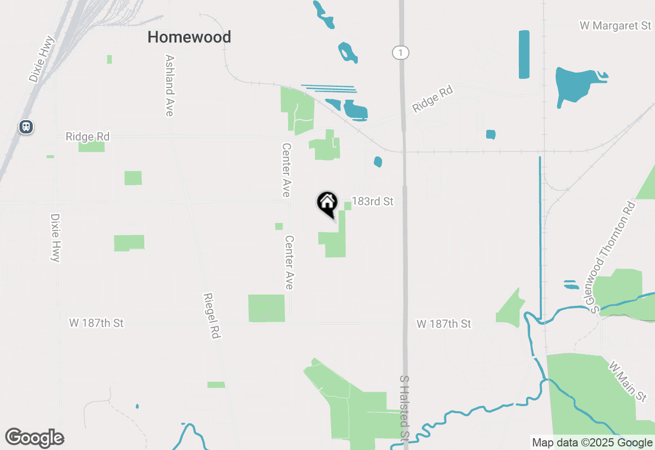 Map of 18350 Carpenter Street, Homewood, IL 60430