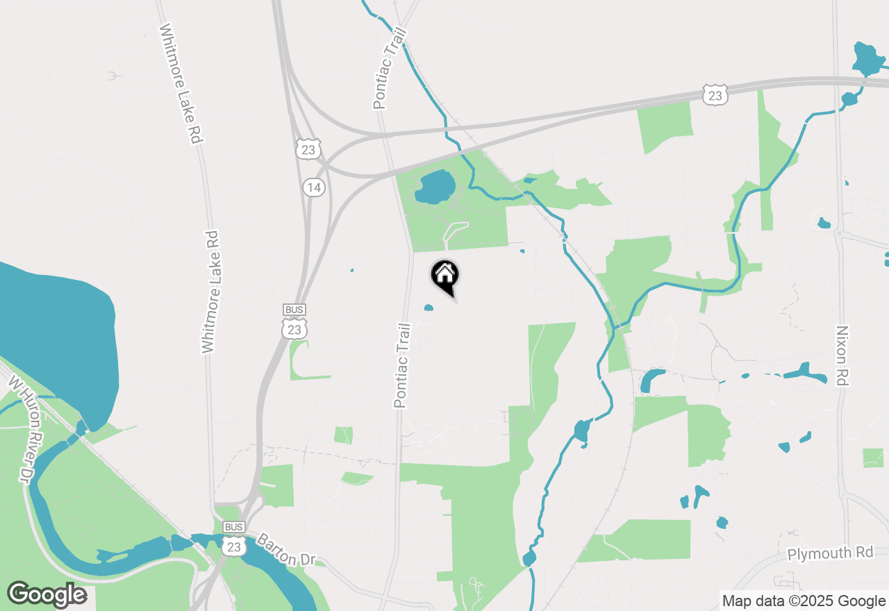 Map of 2694 S Knightsbridge Circle, Ann Arbor, MI 48105