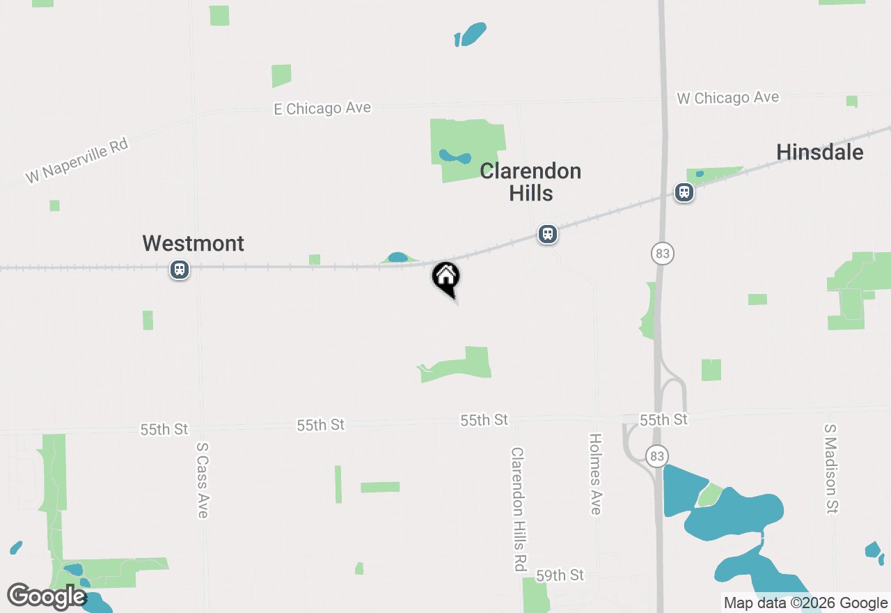 Map of 353 Western Avenue, Clarendon Hills, IL 60514