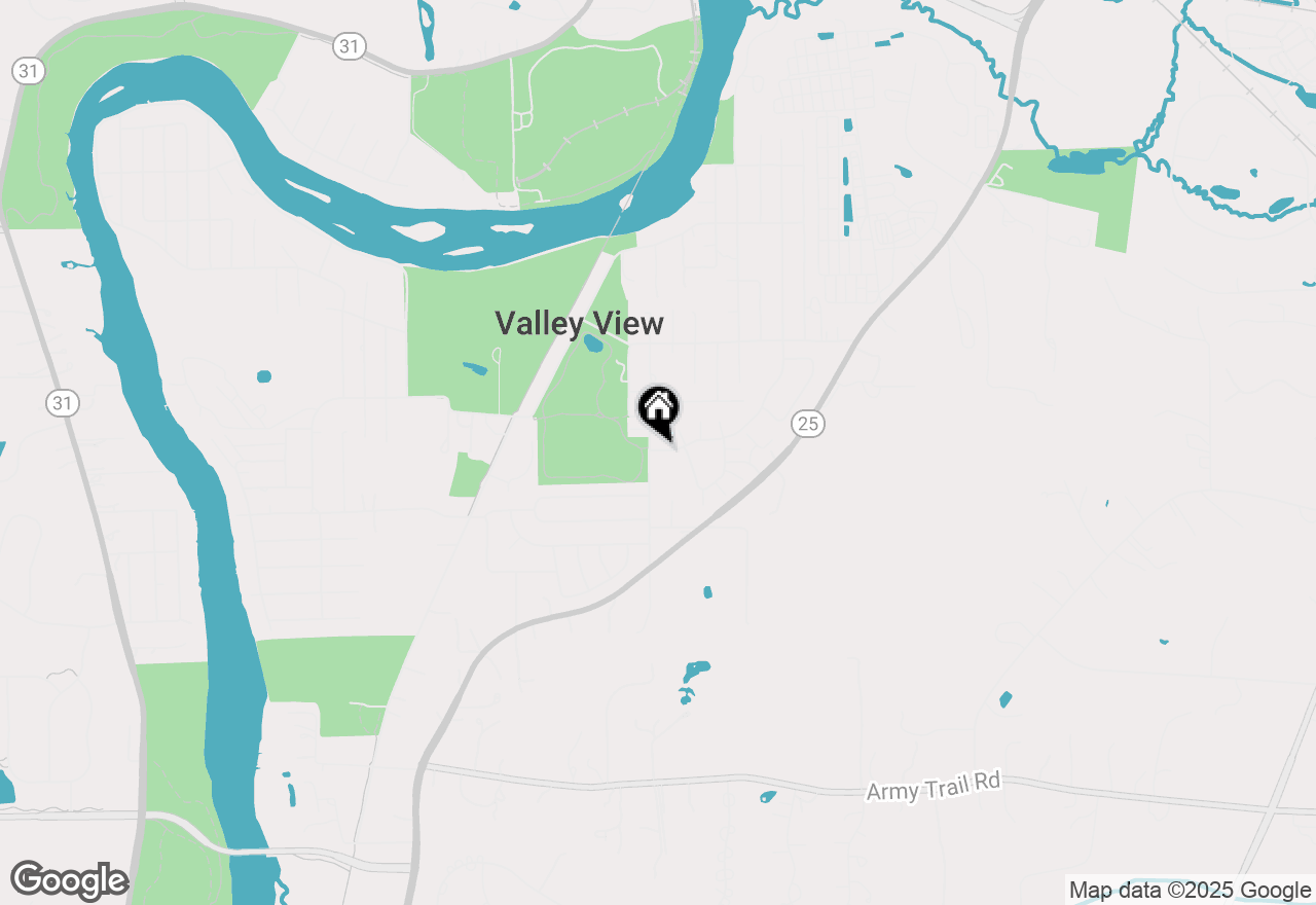 Map of 34W685 Roosevelt Avenue #A, St. Charles, IL 60174