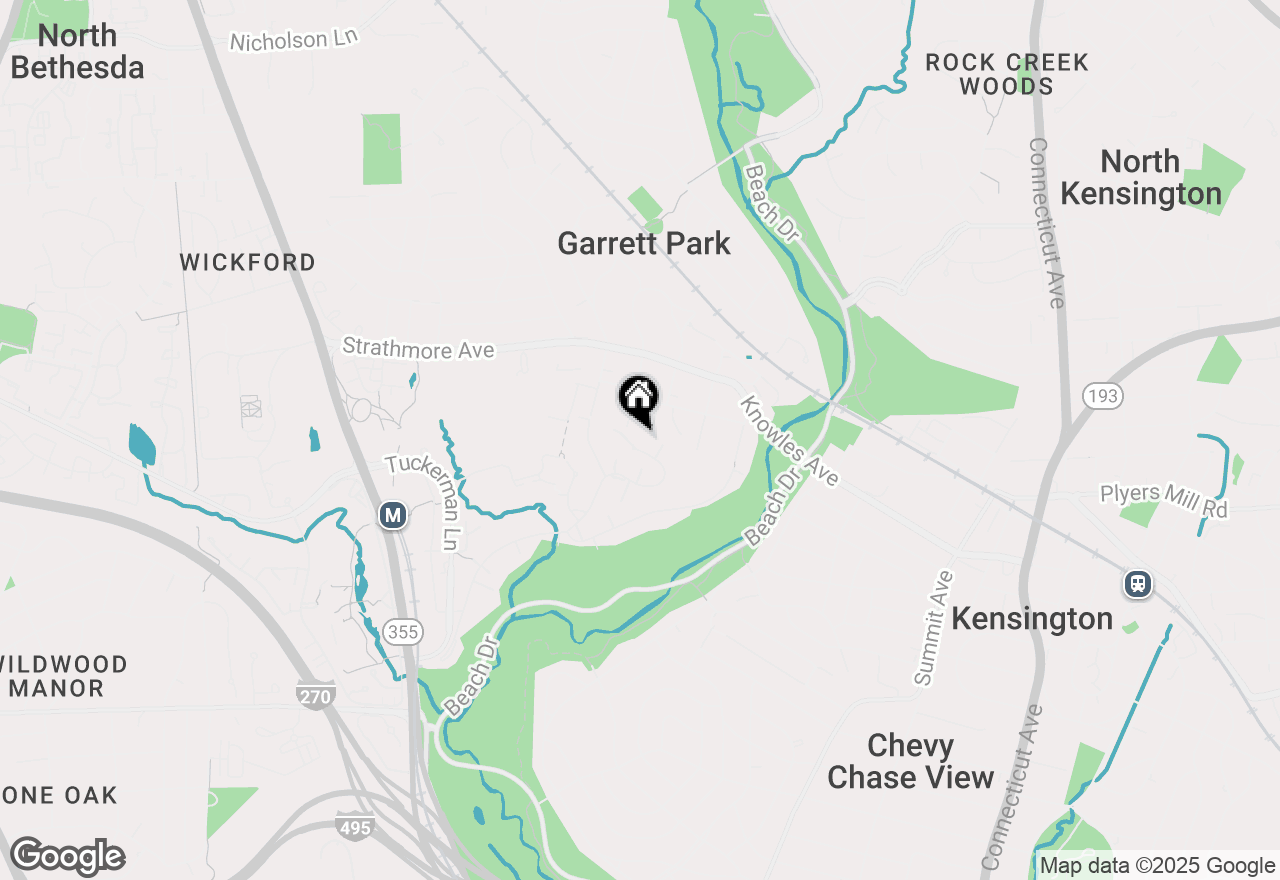 Map of 10667 Montrose Avenue #M-4, Bethesda, MD 20814