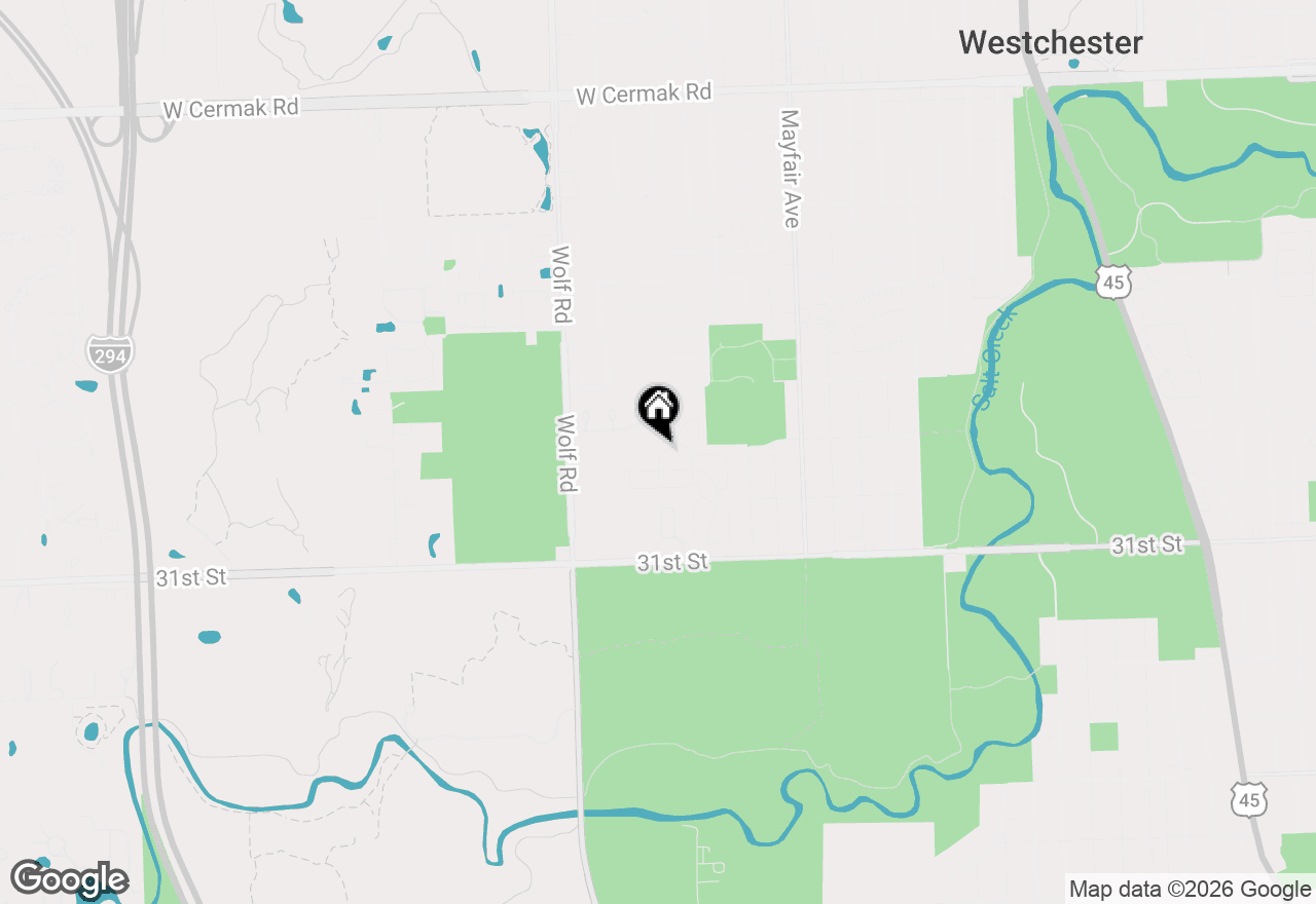 Map of 2850 Brighton Court, Westchester, IL 60154