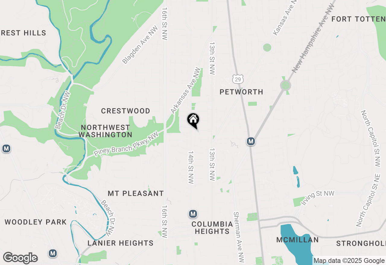 Map of 3815 14th Street Nw #6, Washington, DC 20011