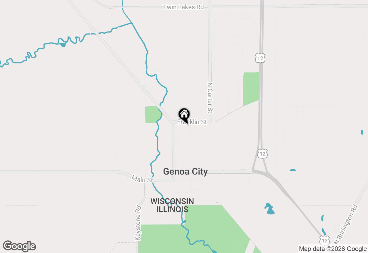 Map of 546 Sumner St, Genoa City, WI 53128