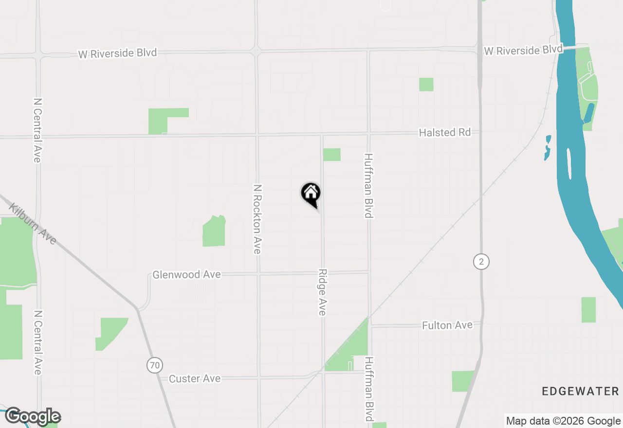 Map of 2119 Midway Drive, Rockford, IL 61103
