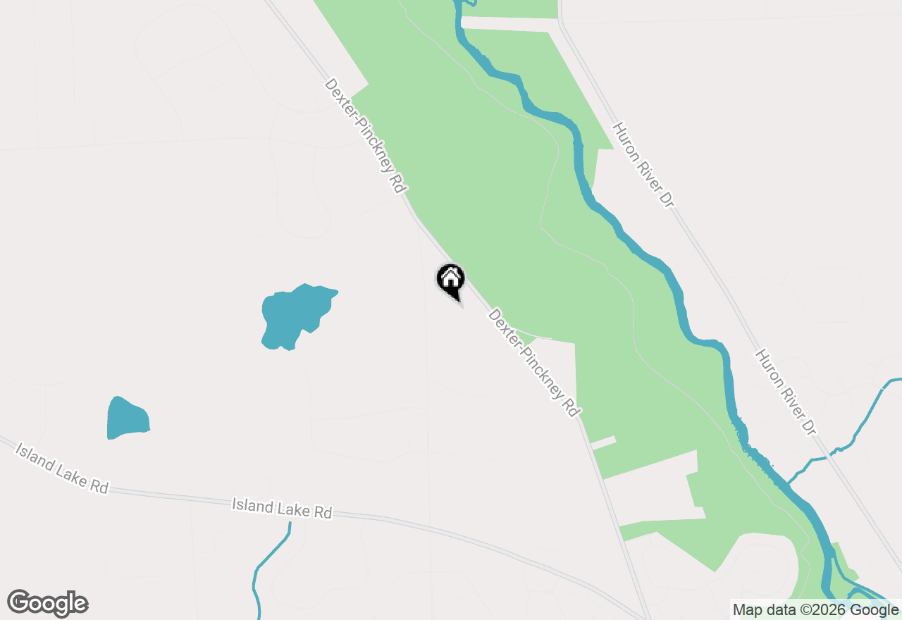 Map of 4816 Wylie Road, Dexter, MI 48130
