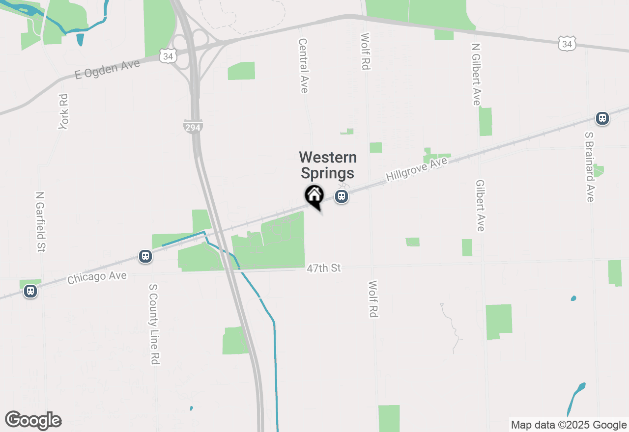 Map of 4520 Woodland Avenue, Western Springs, IL 60558