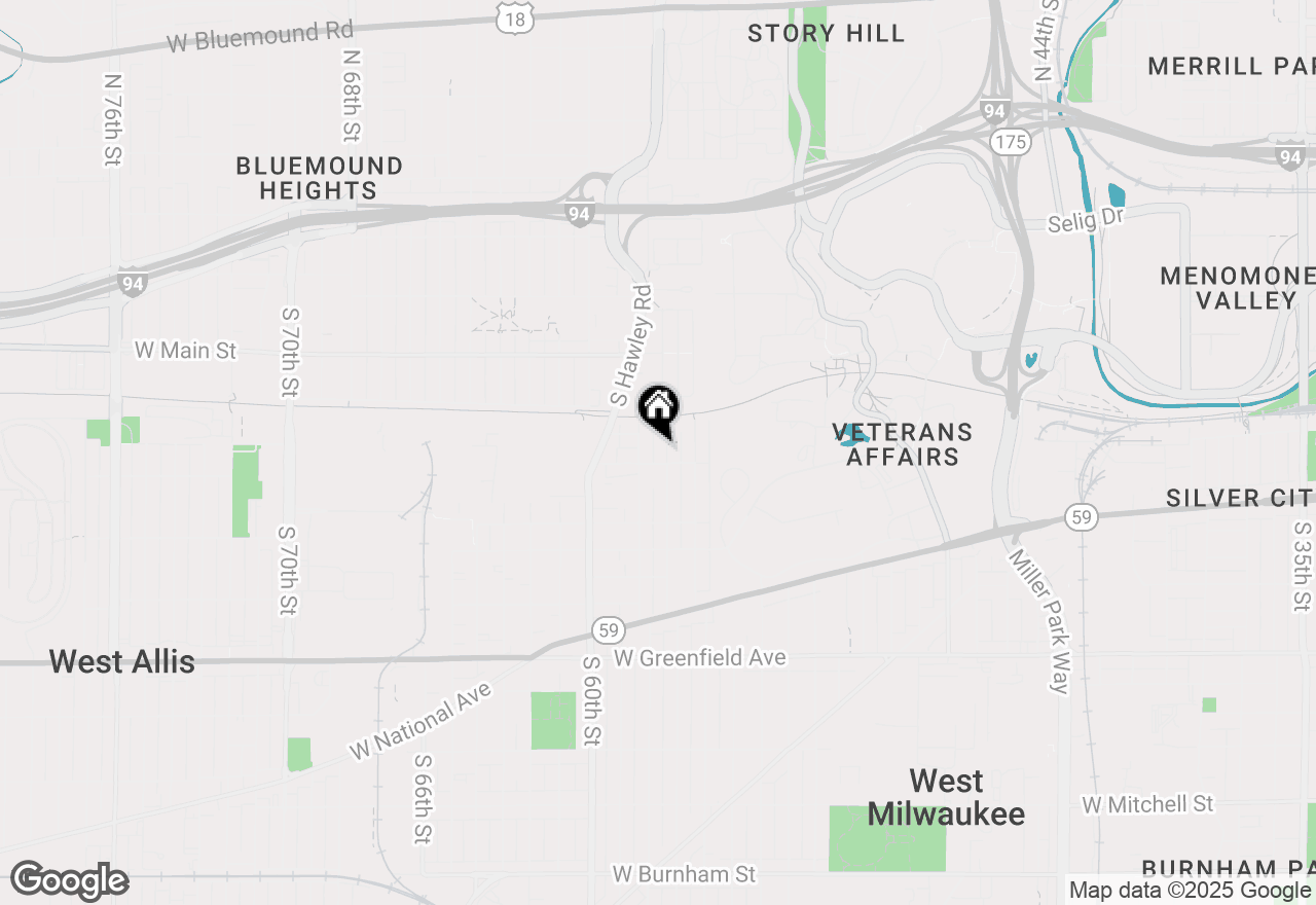 Map of 821 S 57th St, West Allis, WI 53214