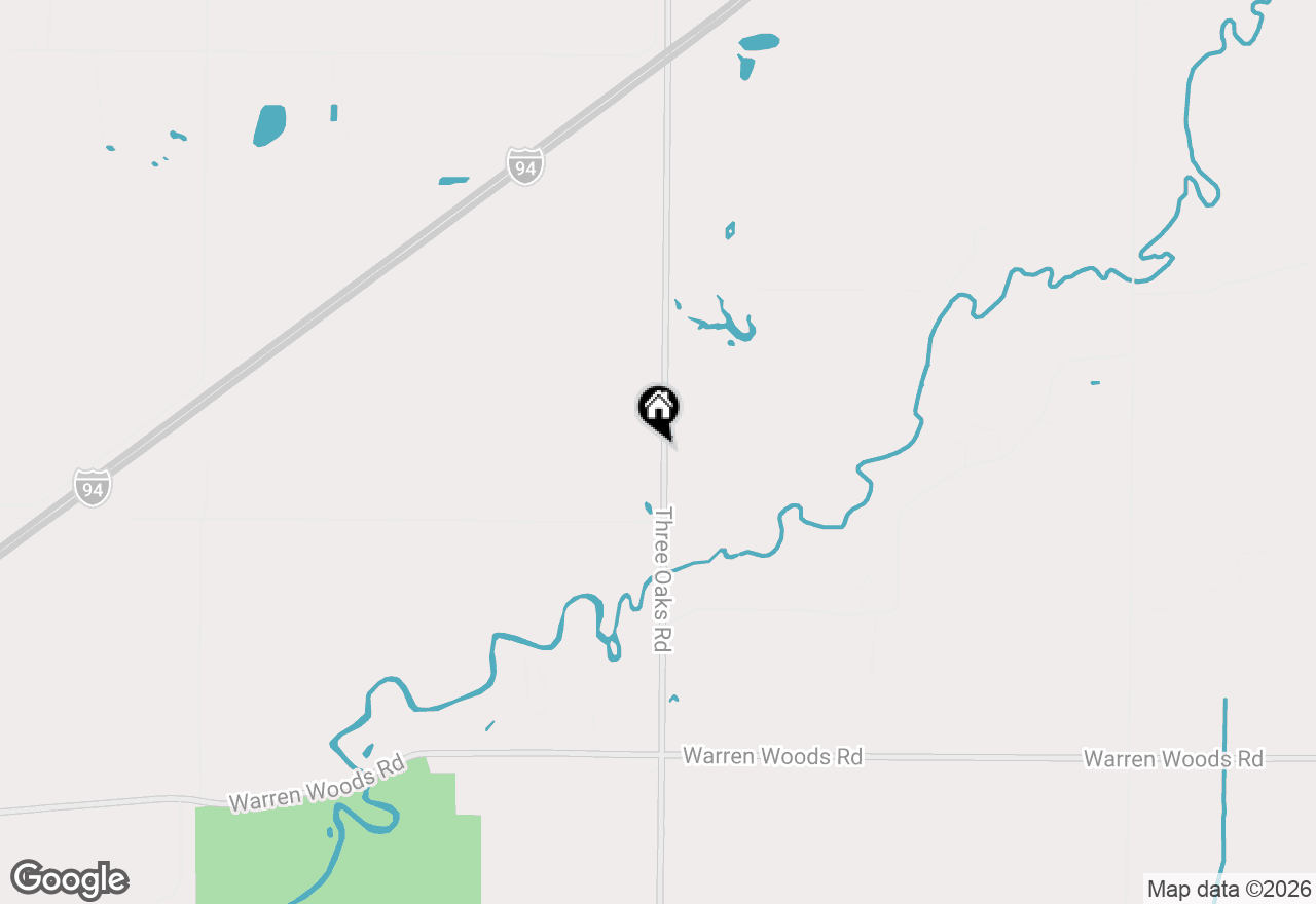 Map of V/L Three Oaks Road, Three Oaks, MI 49128