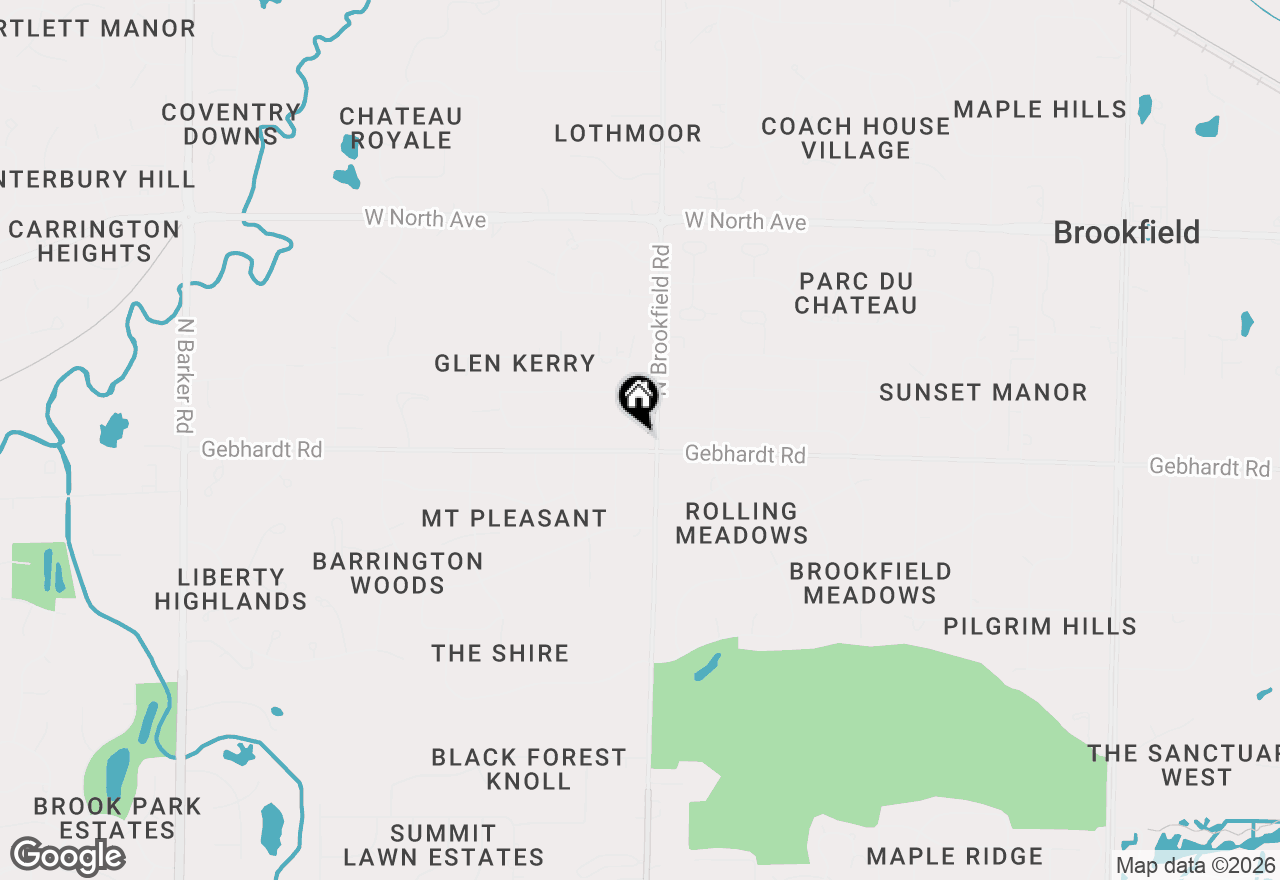 Map of 18865 Tanala Dr, Brookfield, WI 53045