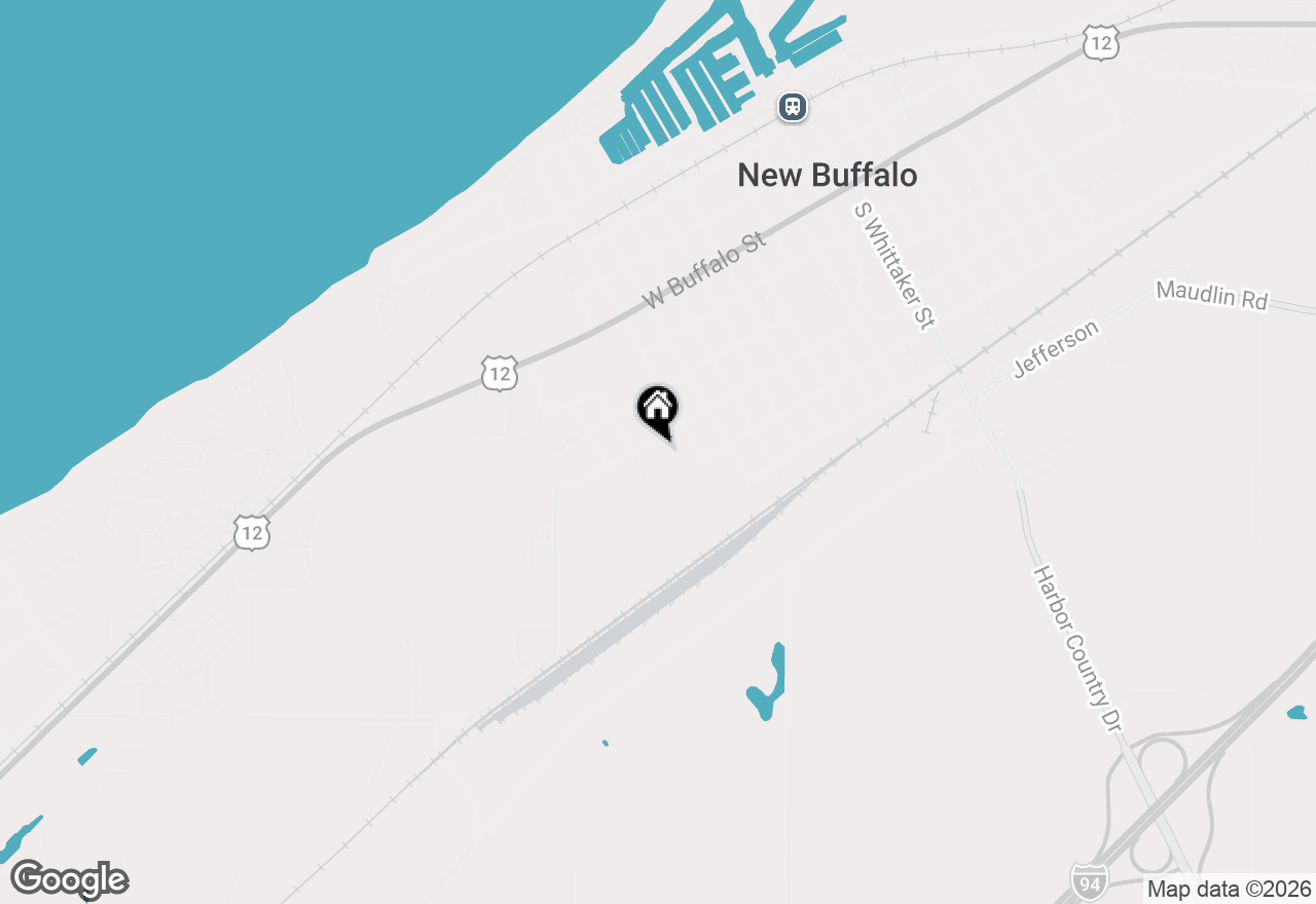 Map of 1007 W Detroit Street, New Buffalo, MI 49117