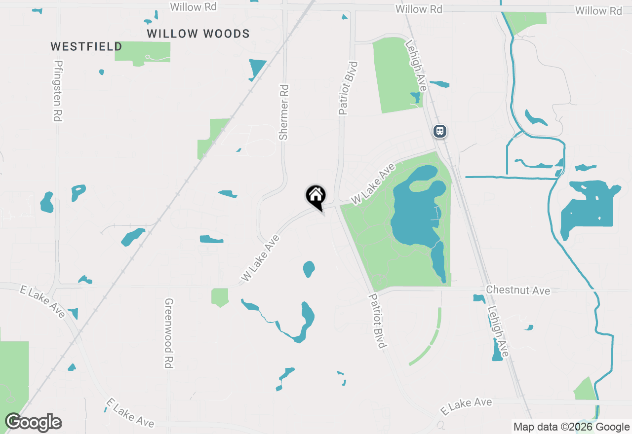 Map of 2004 Patriot Boulevard, Glenview, IL 60026
