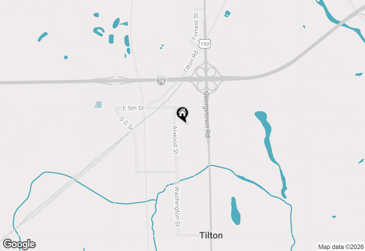 Map of 1430 Meitzler Street, Tilton, IL 61833