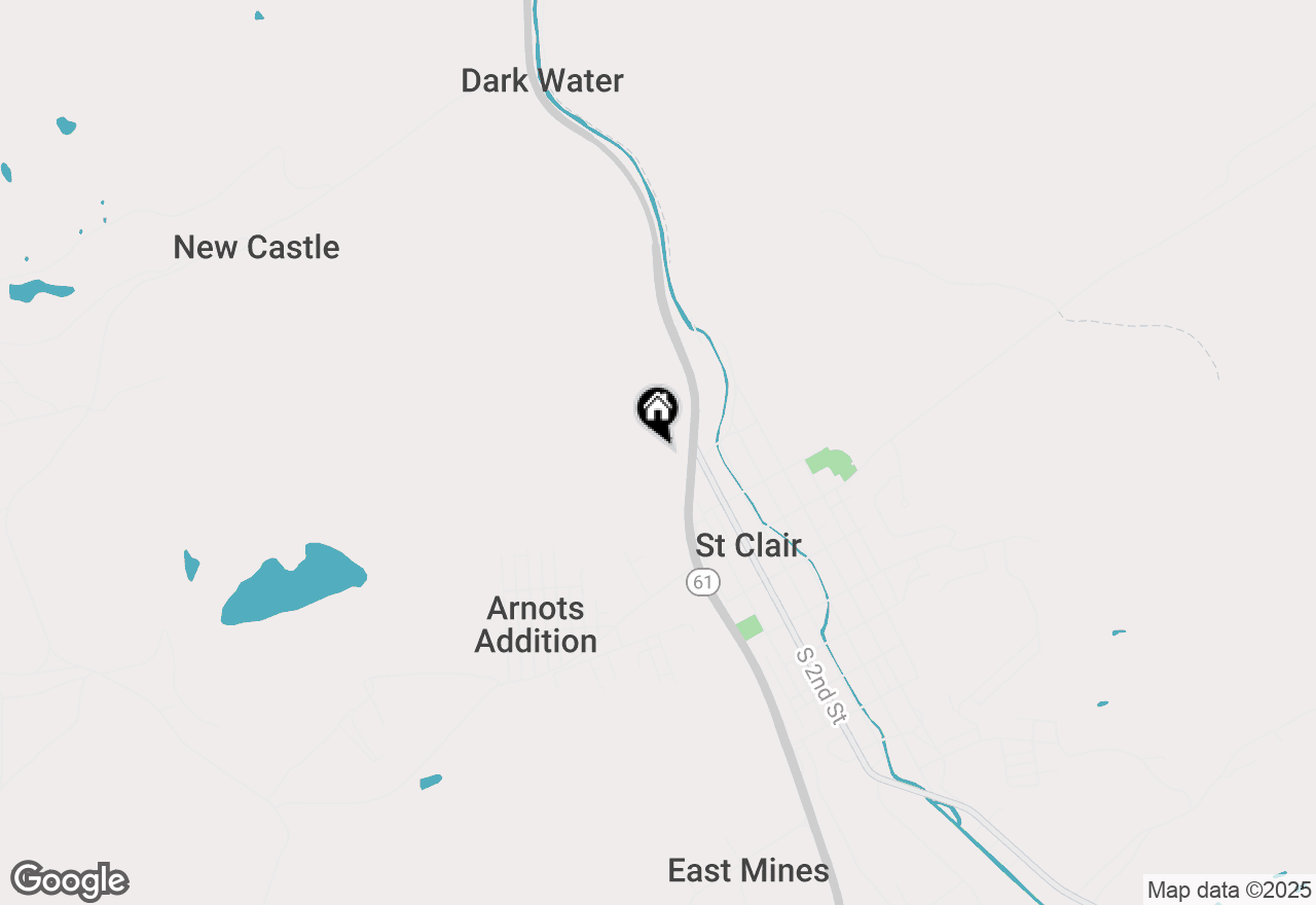 Map of 0 N 2nd & Caroll Street, Saint Clair, PA 17970