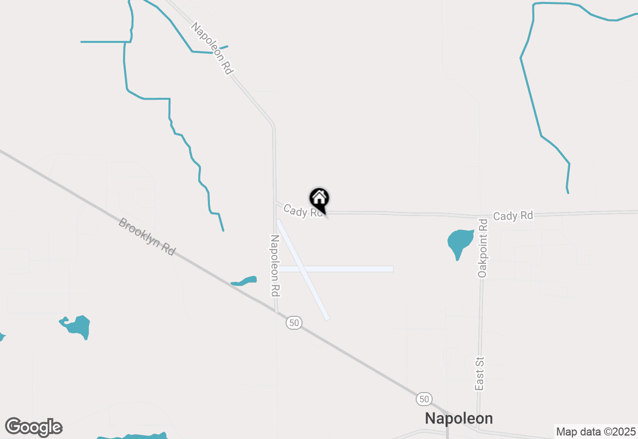 Map of 8353 Cady Road, Jackson, MI 49201