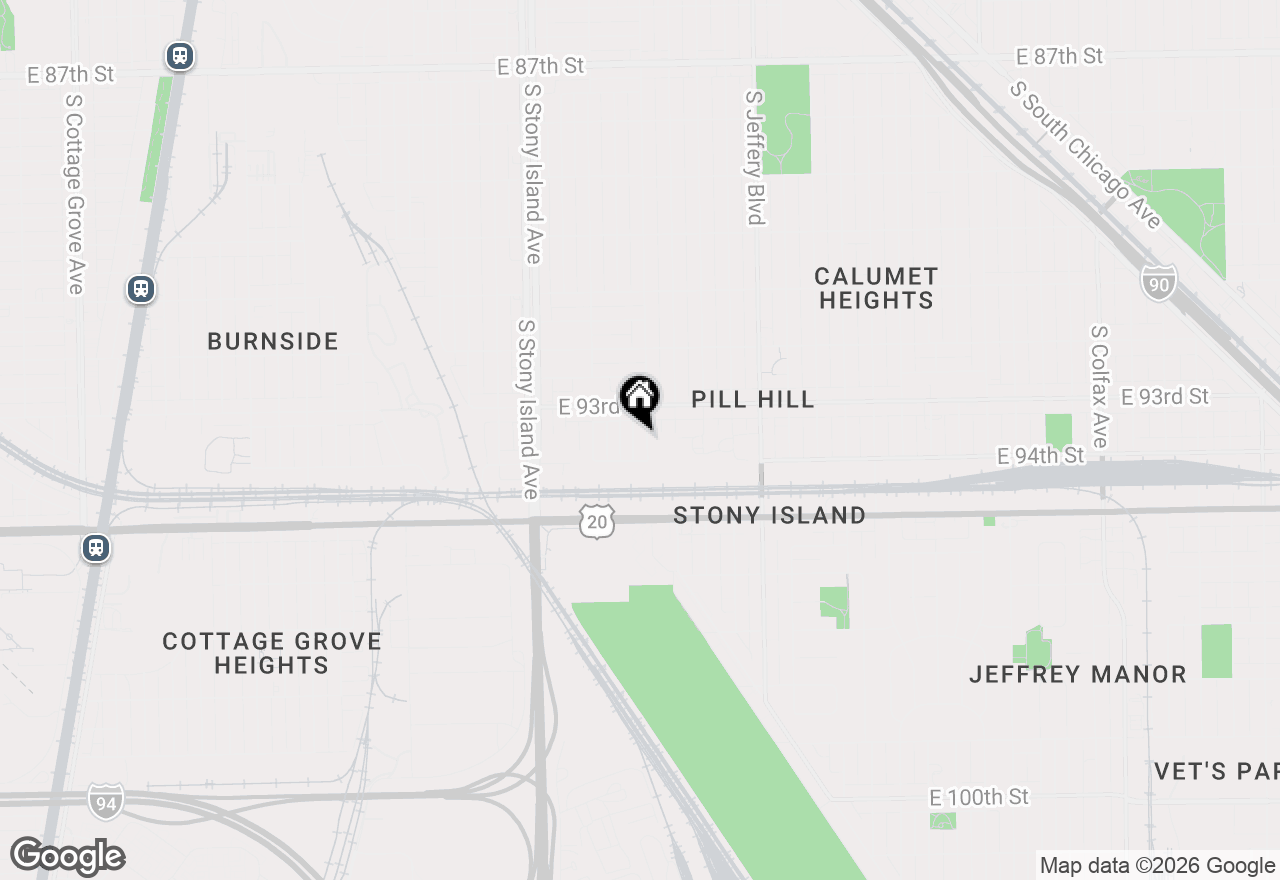 Map of 9334 S Cregier Avenue, Chicago, IL 60617