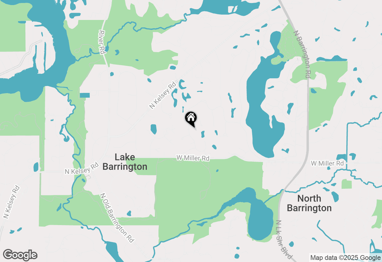 Map of 1301 Oak Hill Road, Lake Barrington, IL 60010