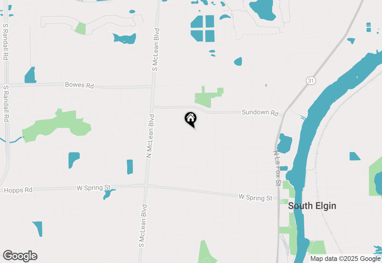 Map of 890 Greenfield Avenue, South Elgin, IL 60177