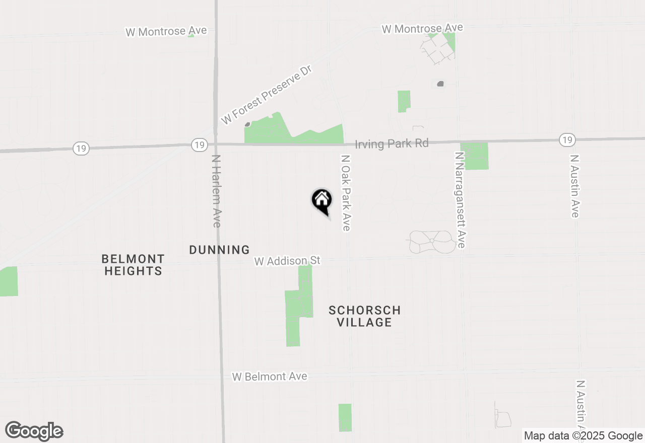 Map of 3719 N New England Avenue, Chicago, IL 60634