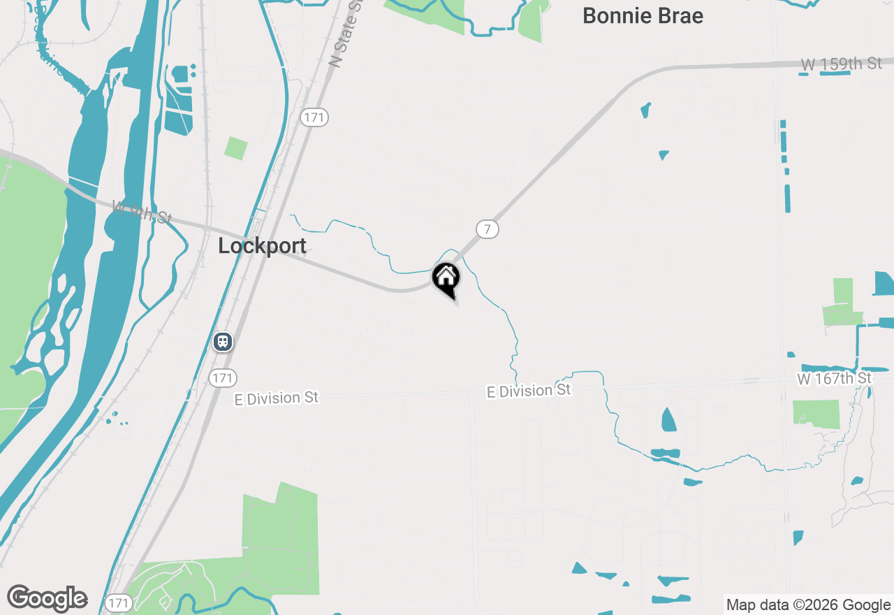 Map of 1015 Grandview Avenue, Lockport, IL 60441