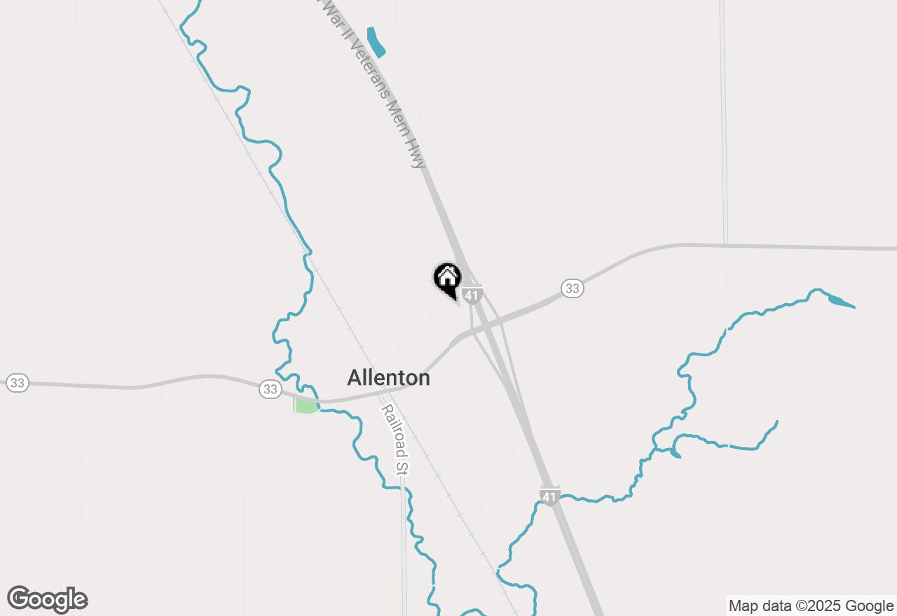 Map of 816 Church St #2, Allenton, WI 53002