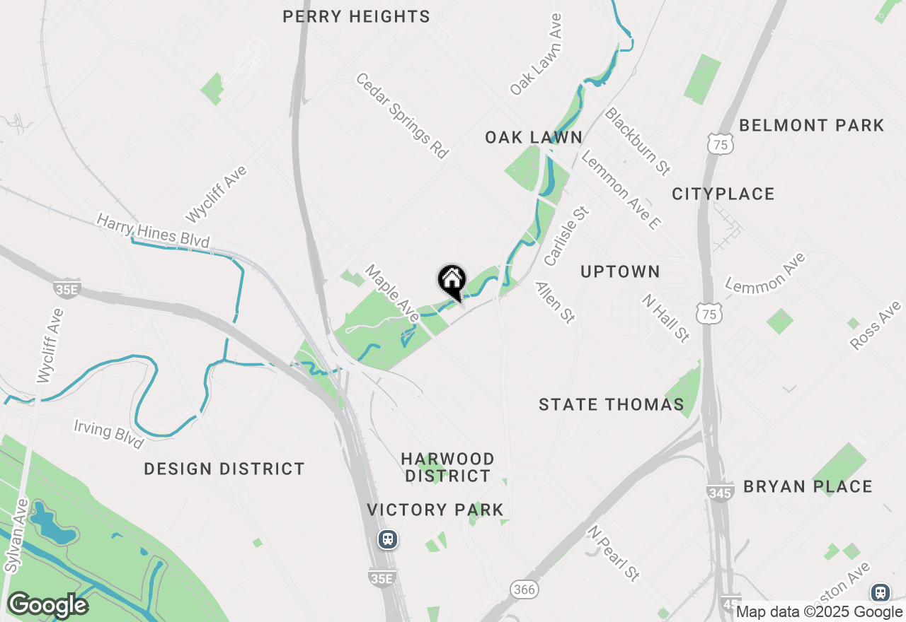 Map of 3310 Fairmount Street #7D, Dallas, TX 75201