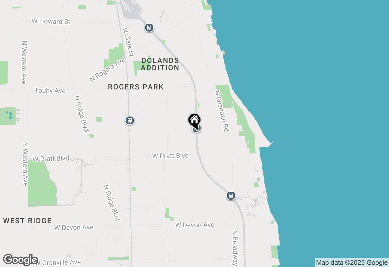 Map of 1407 W Morse Avenue, Chicago, IL 60626