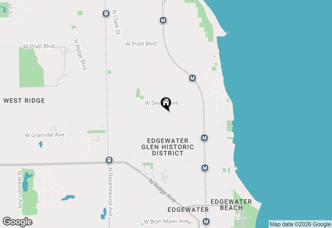 Map of 6308 N Glenwood Avenue #2, Chicago, IL 60660