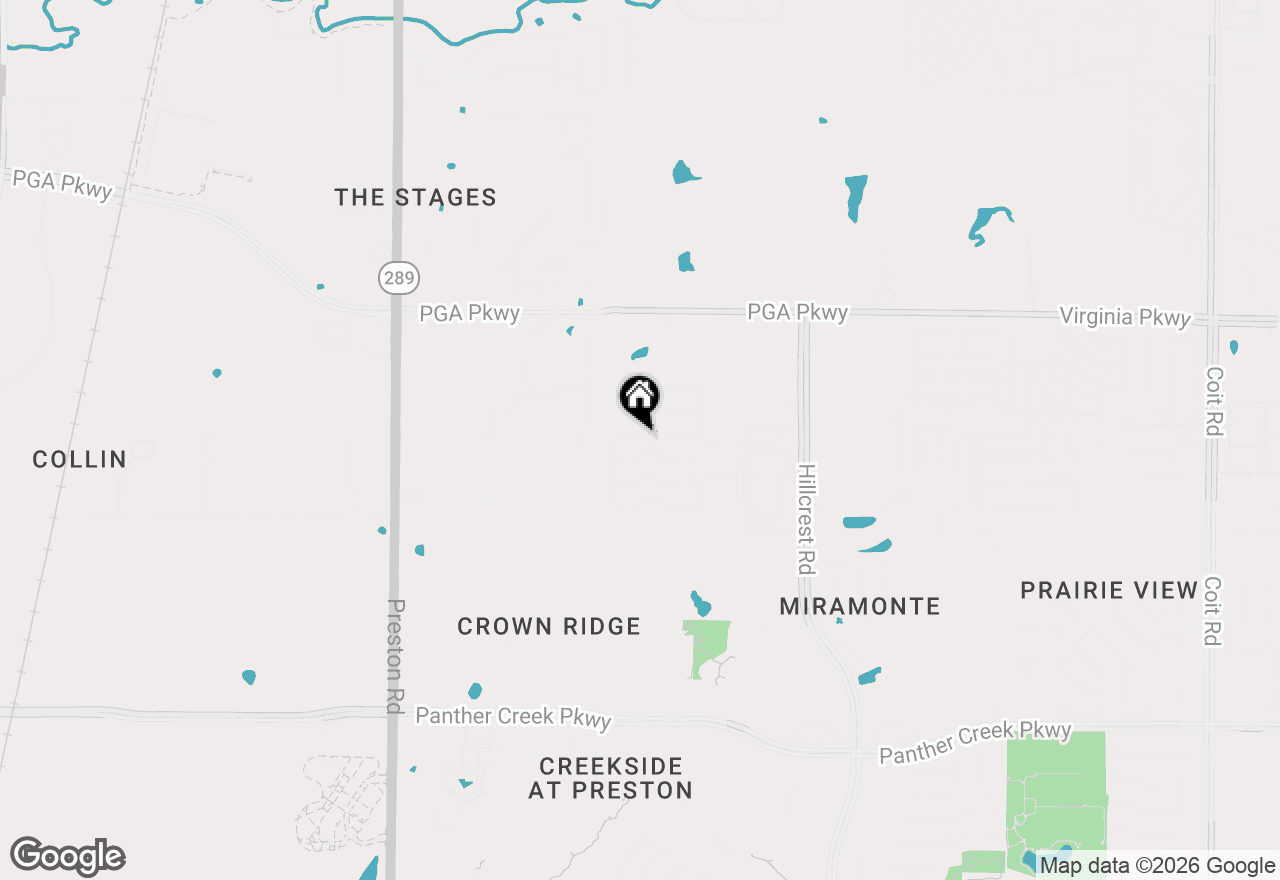 Map of 10143 Prairie Drive, Frisco, TX 75035