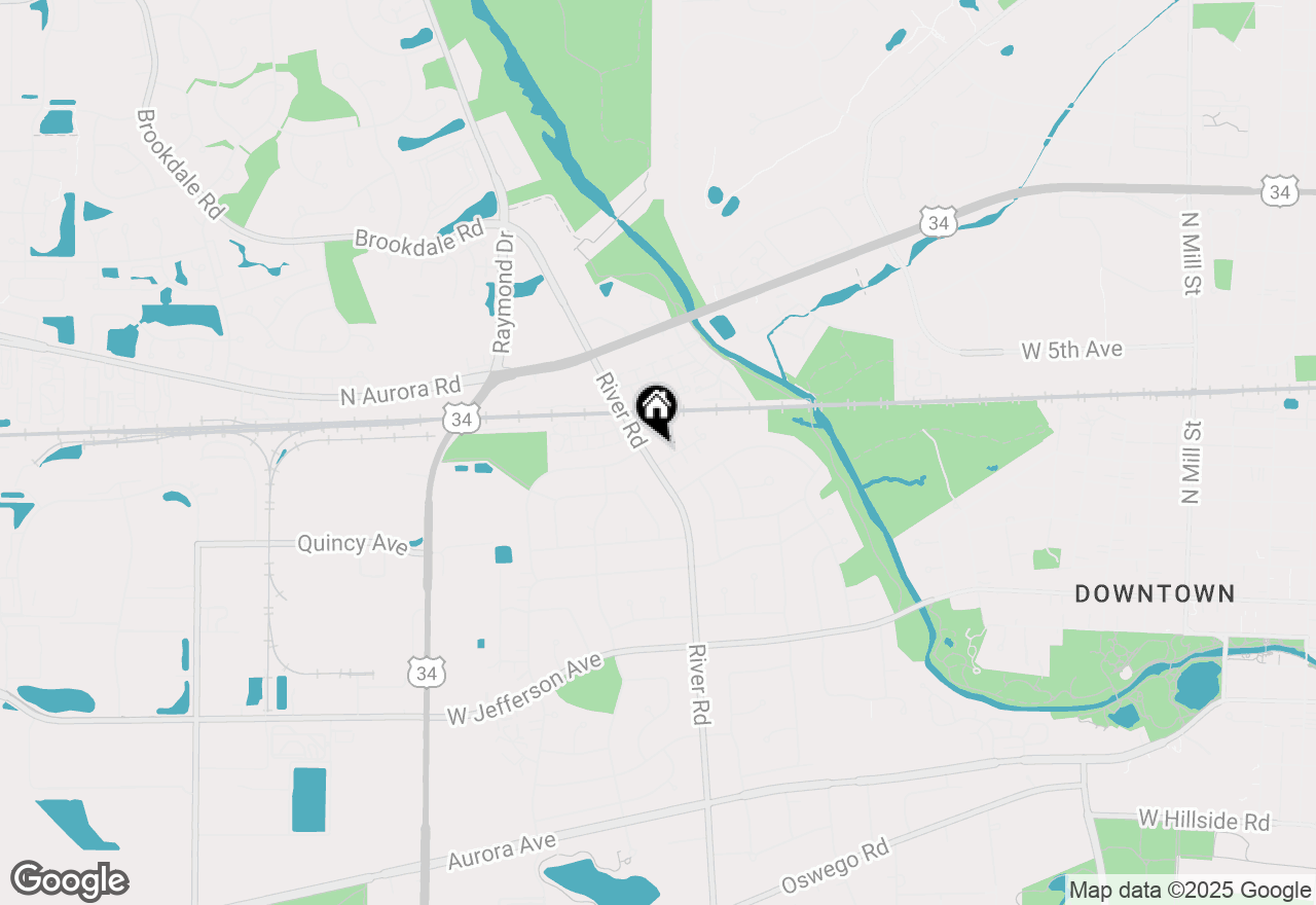 Map of 300 N River Road, Naperville, IL 60540