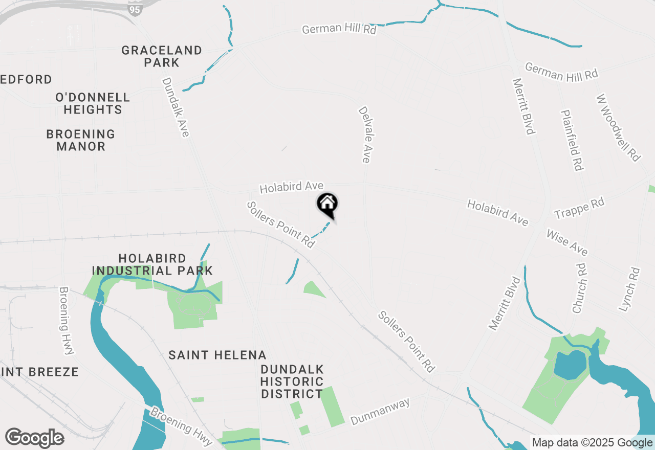 Map of 107 Highshire Court, Baltimore, MD 21222