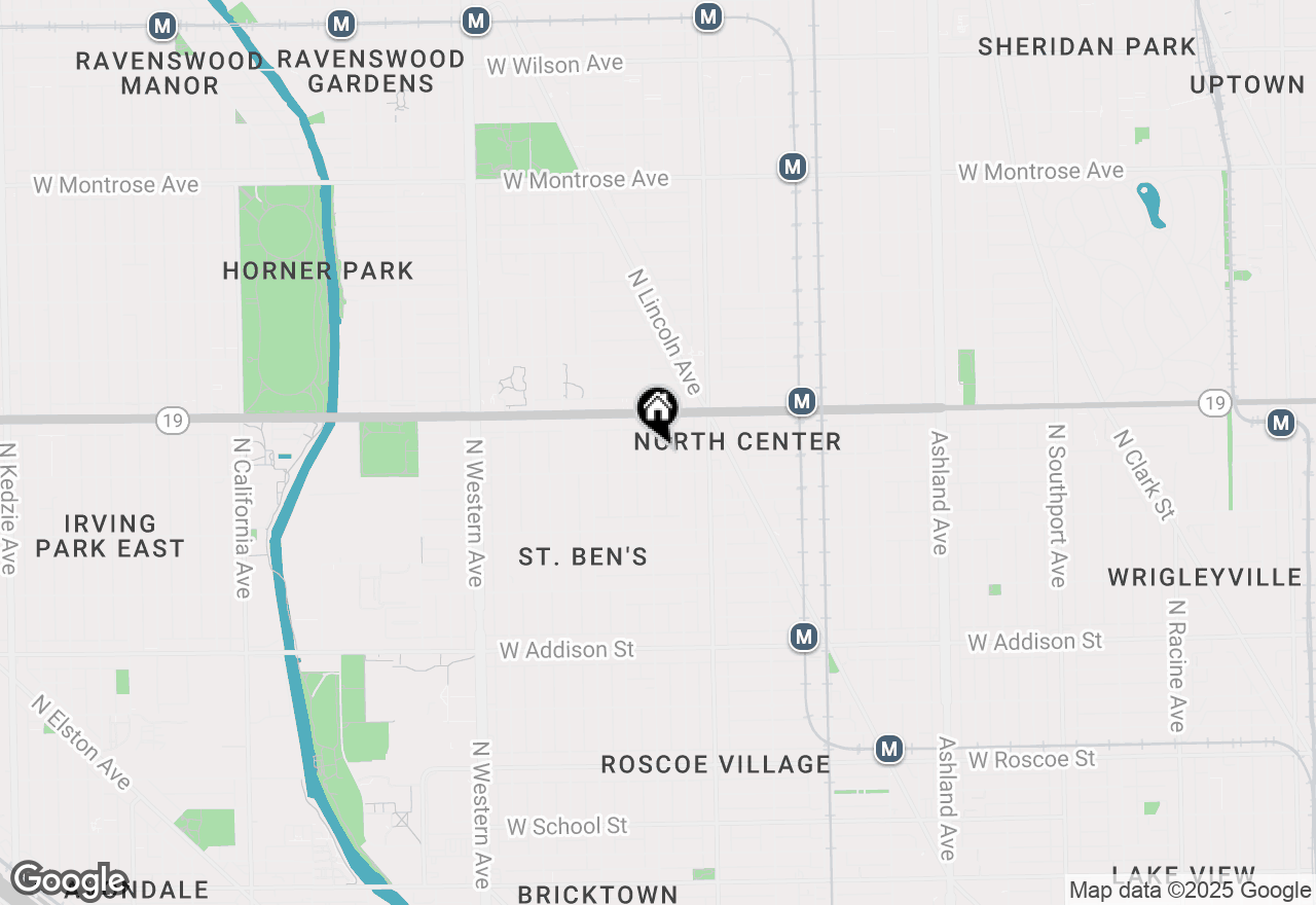 Map of 3919 N Hoyne Avenue, Chicago, IL 60618