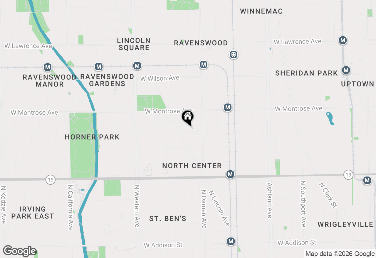 Map of 2055 W Cullom Avenue, Chicago, IL 60618
