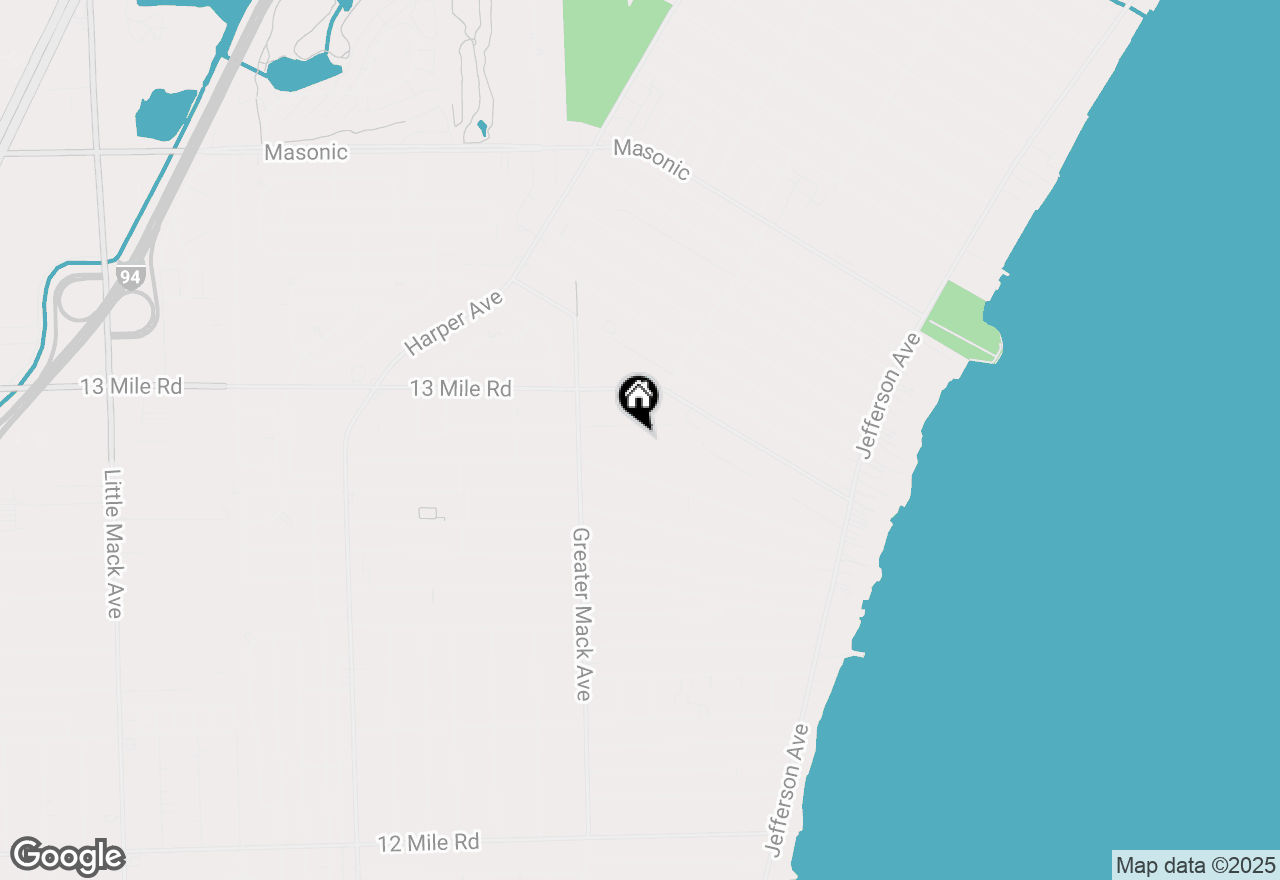 Map of 22524 Dorion Street, St Clair Shores, MI 48082