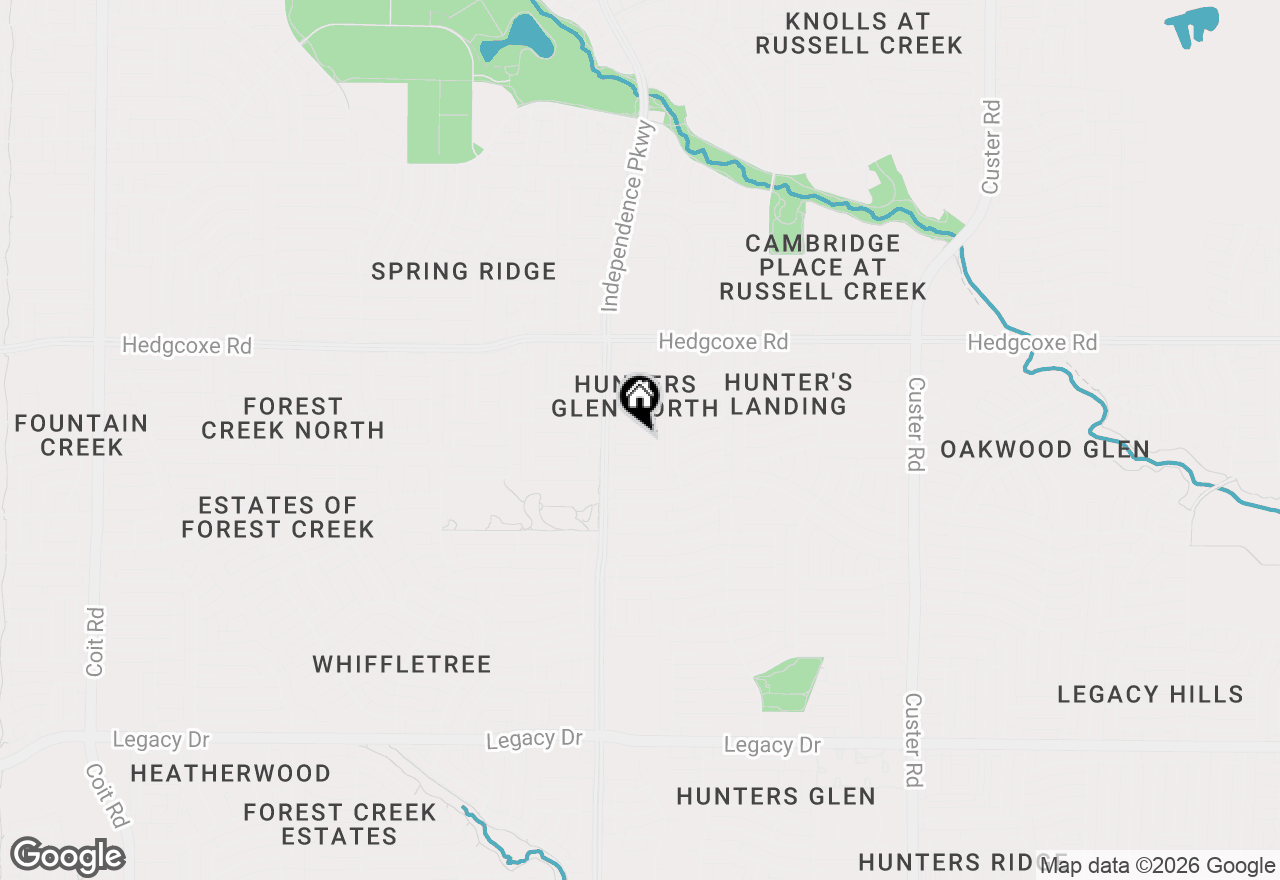 Map of 2808 Barksdale Drive, Plano, TX 75025