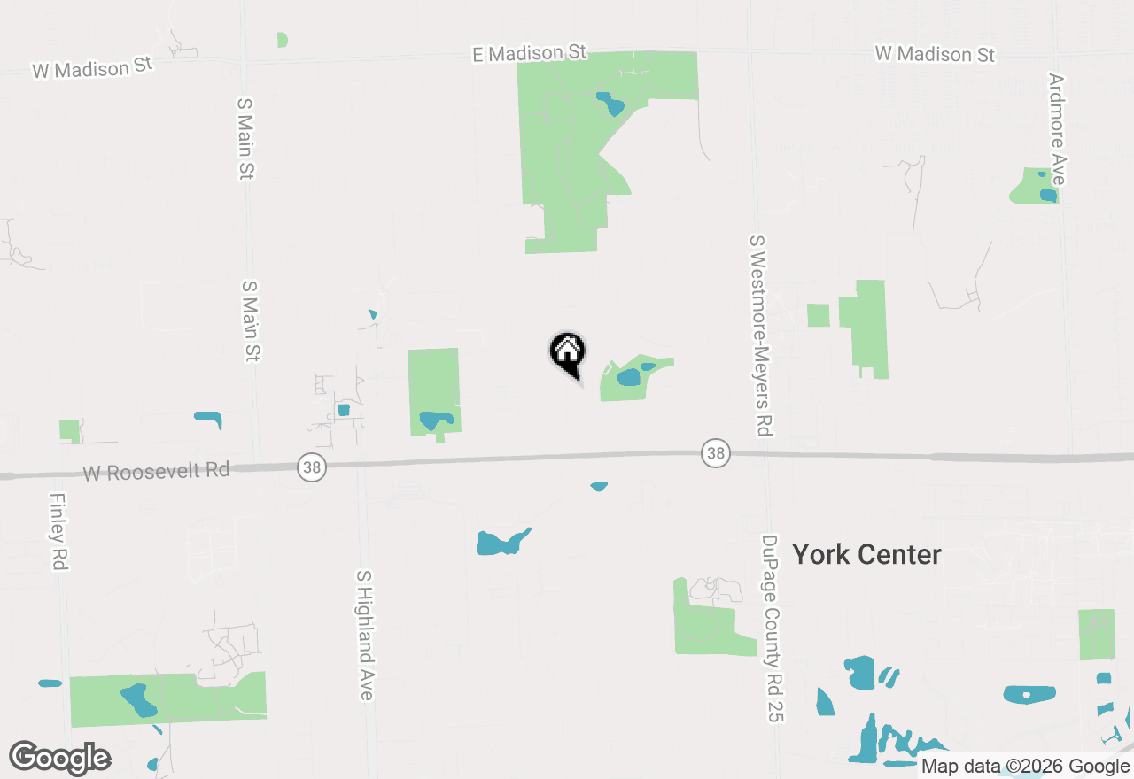 Map of 1151 S Edgewood Avenue, Lombard, IL 60148