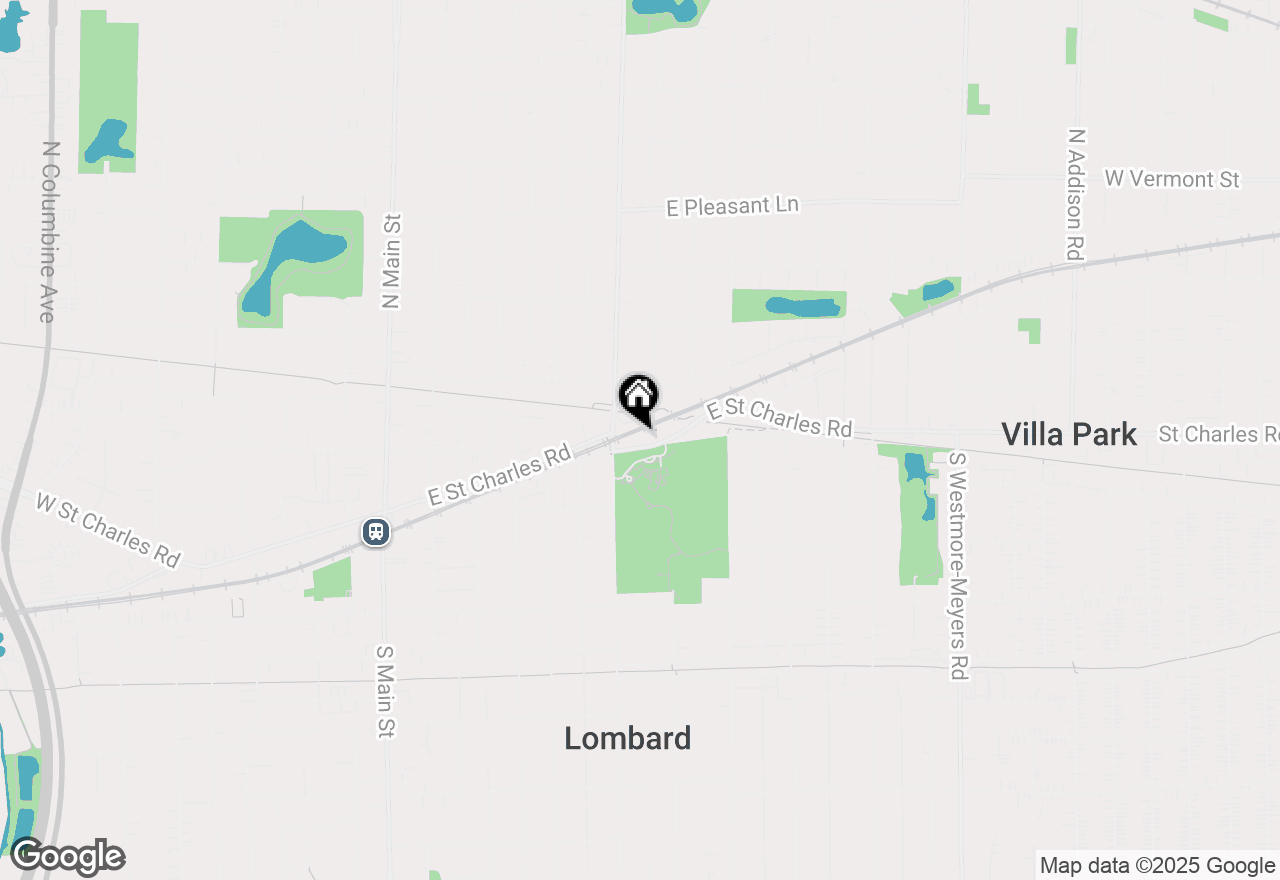 Map of 500 E Saint Charles Road #209, Lombard, IL 60148