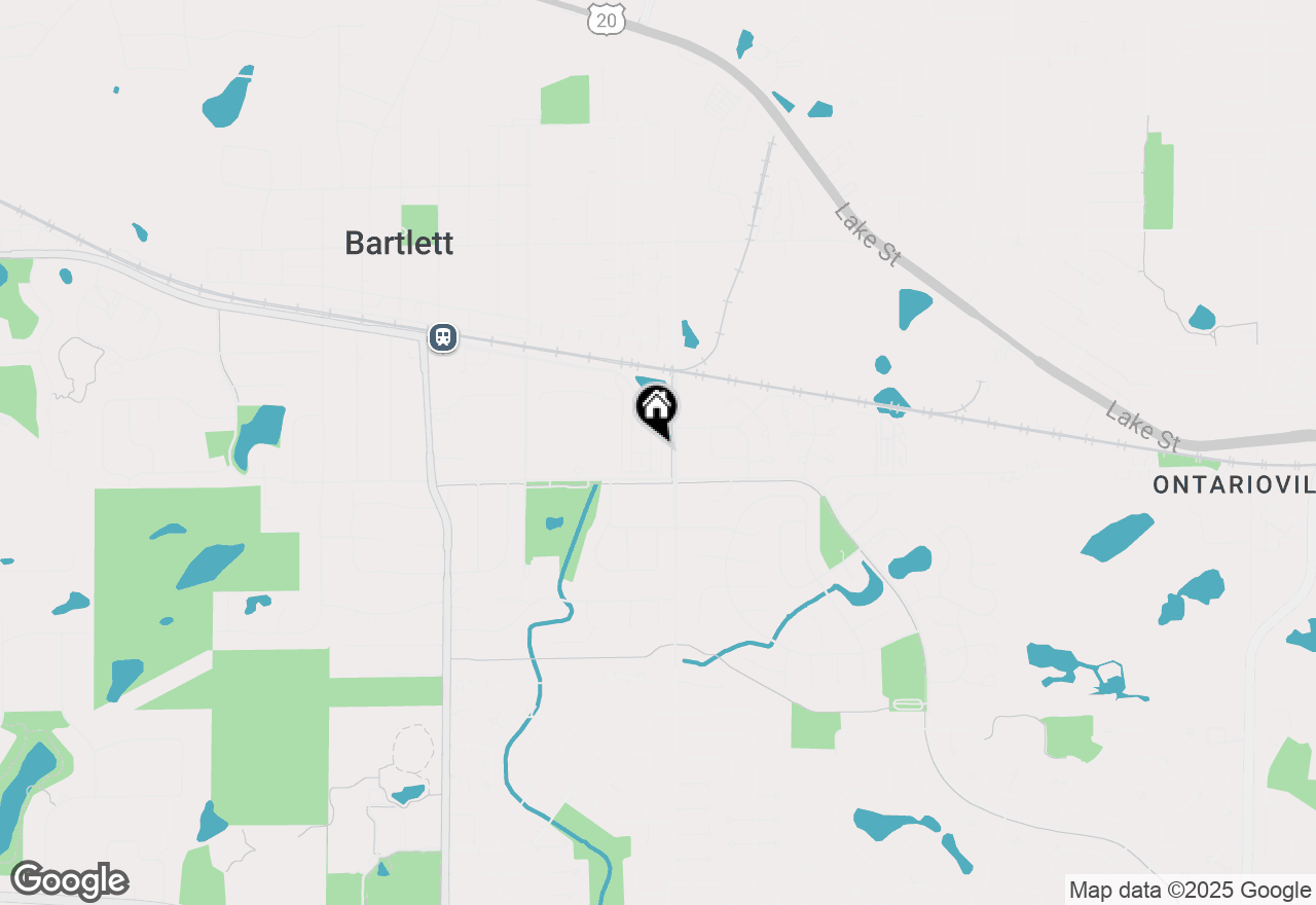 Map of 365 Bradbury Lane, Bartlett, IL 60103