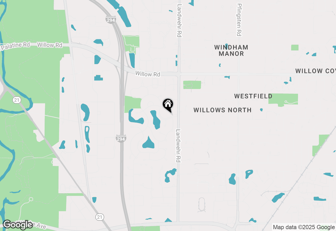 Map of (Address confidential), Glenview, Illinois 60026