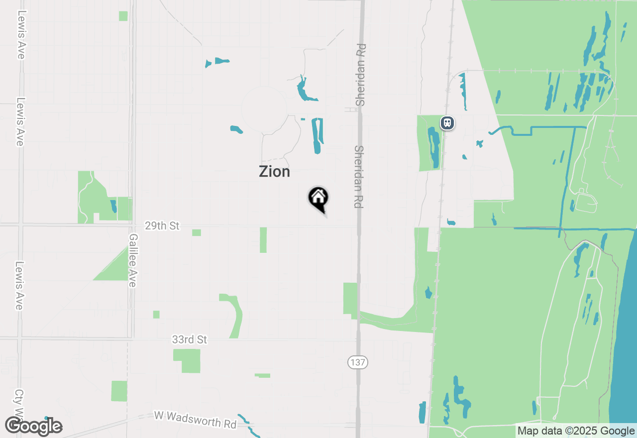 Map of 2816 Emmaus Avenue, Zion, IL 60099