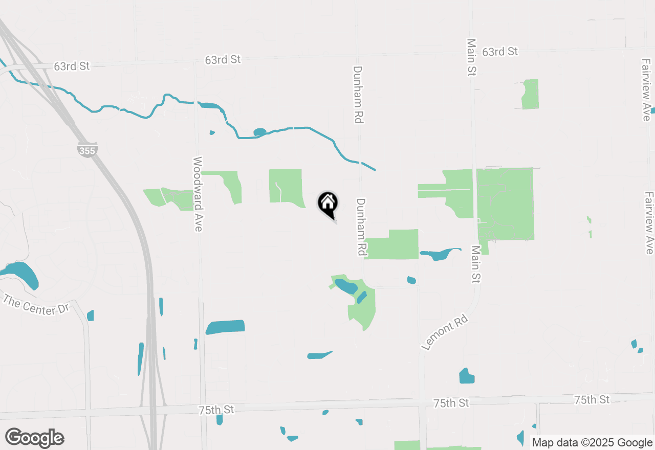 Map of (Address confidential), Downers Grove, Illinois 60516