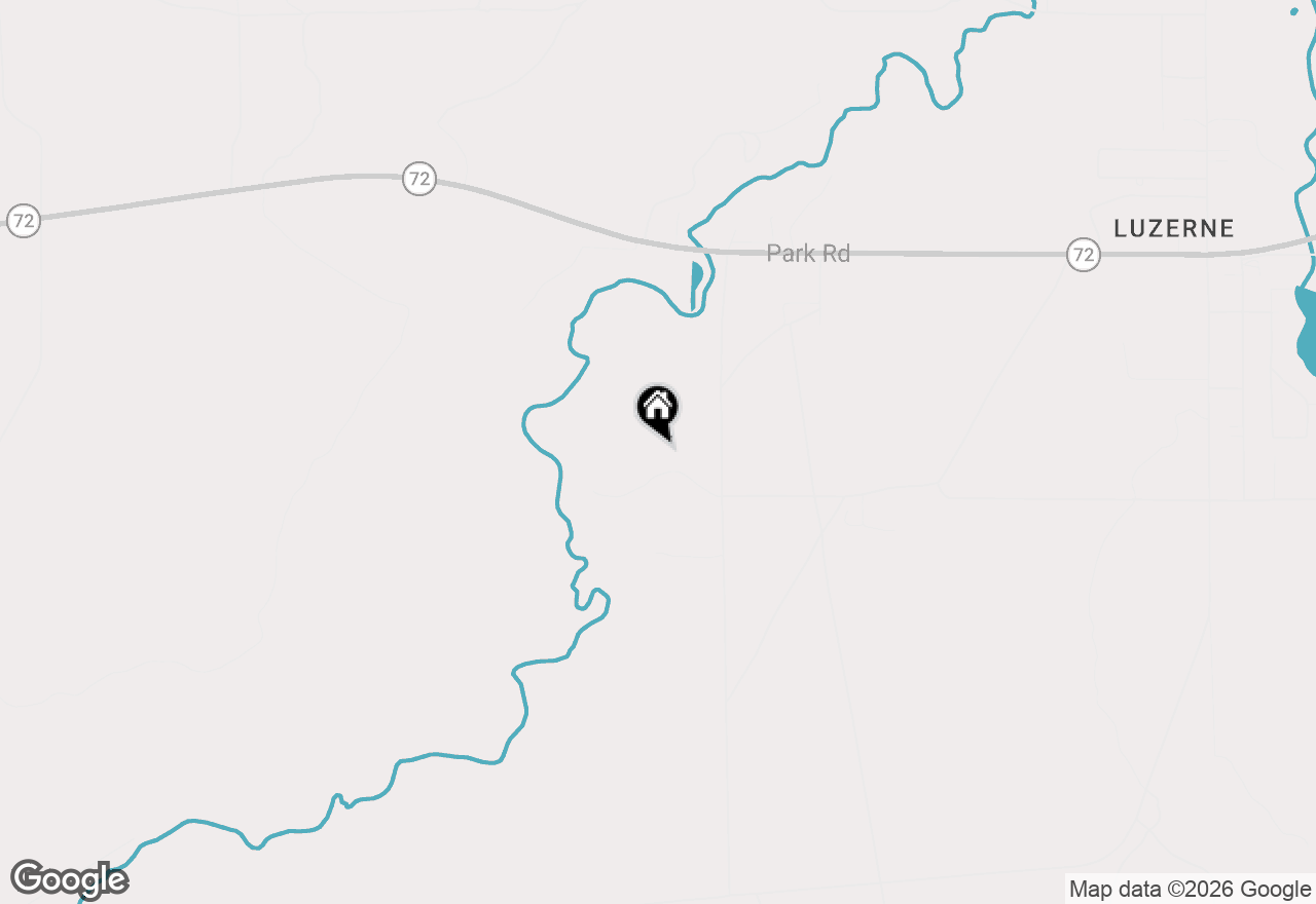 Map of 4066 Palmer Road, Luzerne, MI 48636