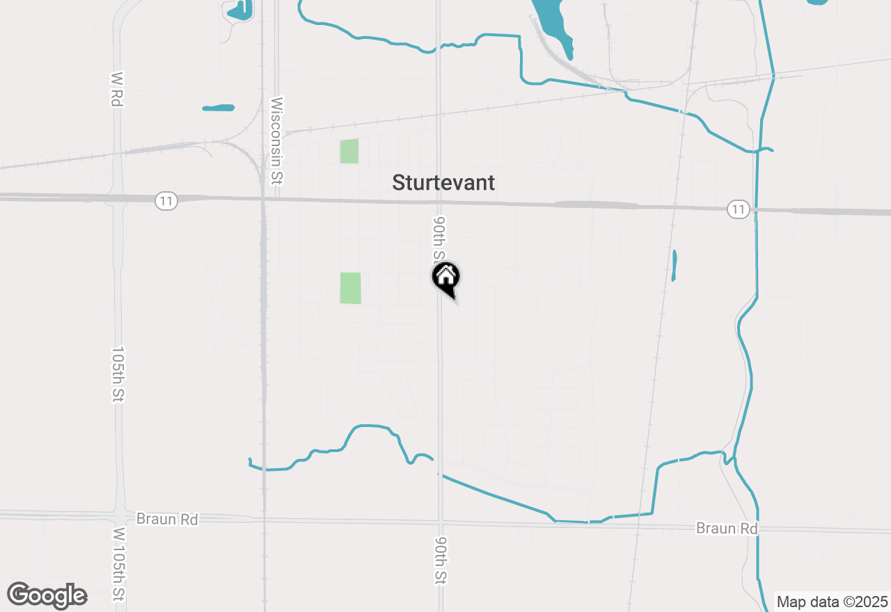 Map of 3257 90th St, Sturtevant, WI 53177