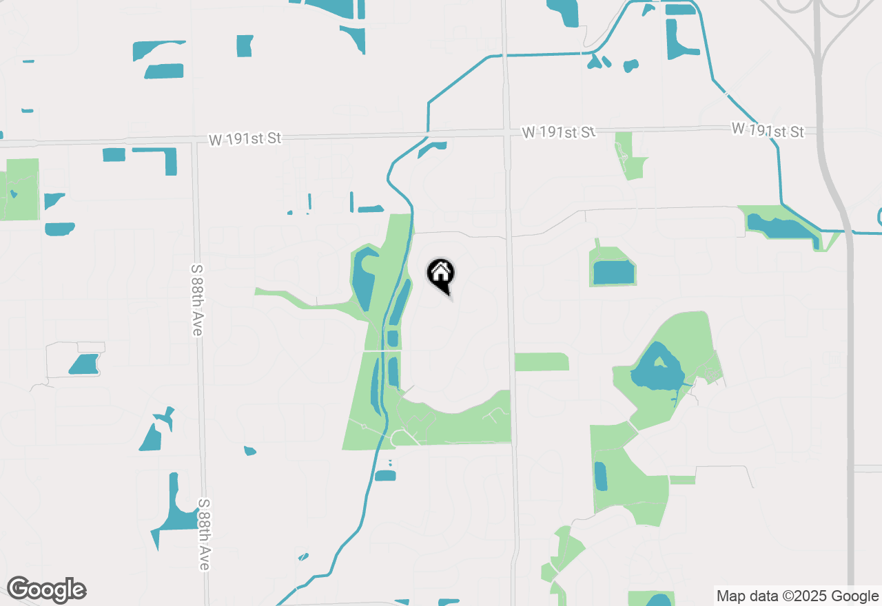 Map of 1672 Glenbrooke Lane, New Lenox, IL 60451