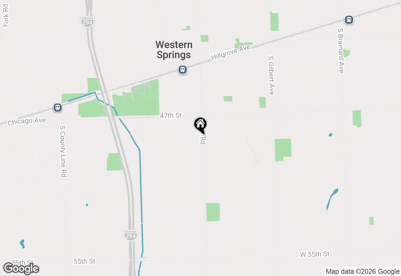 Map of 4812 Wolf Road, Western Springs, IL 60558