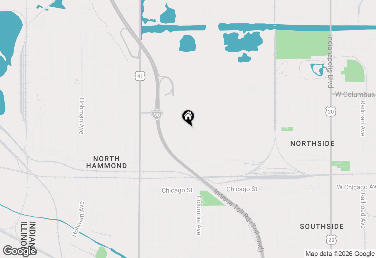 Map of 4306 Elm Avenue, Hammond, IN 46327