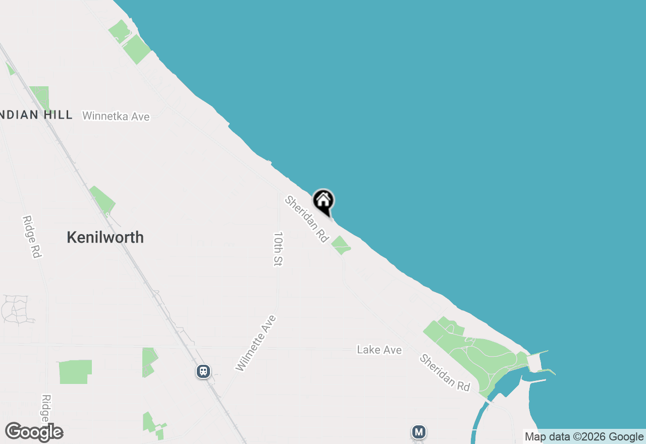 Map of 1440 Sheridan Road #701, Wilmette, IL 60091
